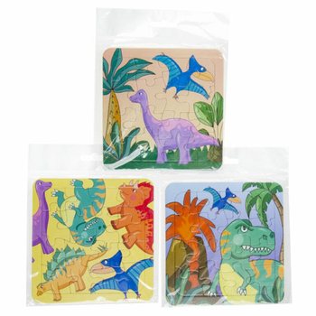 MIX DINOSAURUS PUZZELS - 14 x 14 Cm. (50st.)