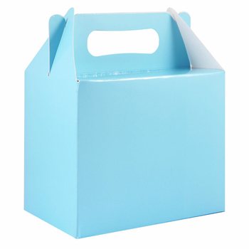 TRAKTATIEDOOSJE KLEUR: LICHT BLAUW 14x18x10 Cm. (12st.)