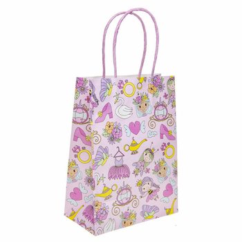 PAPIEREN GIFT TAS - PRINCESSEN - Afm. 16x9x22 CM (12st.)