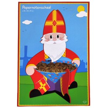 GROTE PEPERNOTENSCHAAL 26 X 24 X 33 CM. (6st.)