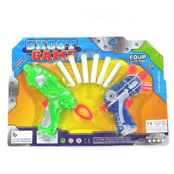 PISTOOL SET OP KAART