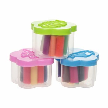 SET VAN: 6 POTJES BOETSEERKLEI IN VERPAKKING (1st.)