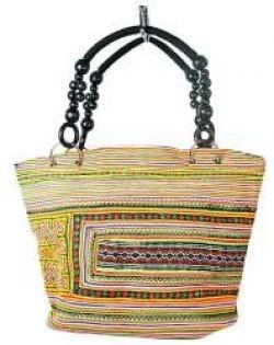 Art.nr: 97737 - B-FAIR TAS BEADS ZWART/REGENBOOG (1st)