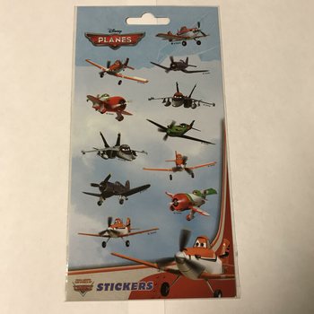 STICKERVEL: DISNEY PLANES, Afm. 20 x 10 Cm. (10st.)