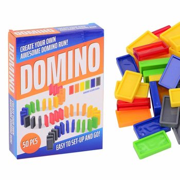 DOMINO SPEEL SET - BESTAANDE UIT: 50x DOMINO STEENTJES (1st.)