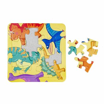 MIX DINOSAURUS PUZZELS - 14 x 14 Cm. (50st.)