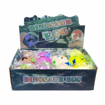 Squeeze Dinosaurus Eieren in Display (12 stuks)