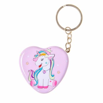 SLEUTELHANGER MET METALEN DOOSJE UNICORN / EENHOORN (24st.)