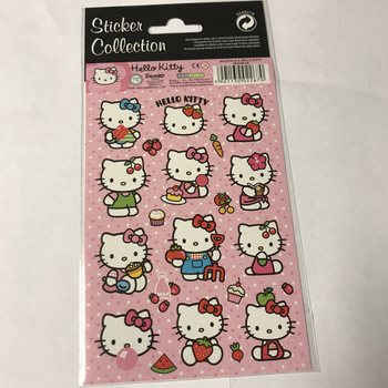 STICKERS: HELLO KITTY, Afm. 20 x 10 Cm. (10st.)