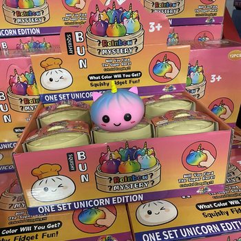 RAGE - Squishy Bun Dumplings GROOT - ONE SET UNICORN EDITION (Afm. 8.5 x 8.5 x 7.5 Cm) (12st.)