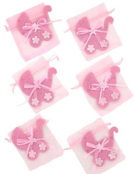 GEBOORTE CADEAUZAKJE - BABY ROZE (12st.)