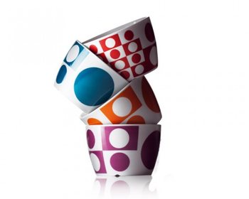 MENU - VERNER PANTON 4-DELIGE KOMMENSET 12 CM. (1st.)