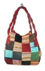 Art.nr: 97729 - B-FAIR TAS PATCHWORK KLEIN ROOD (1st)