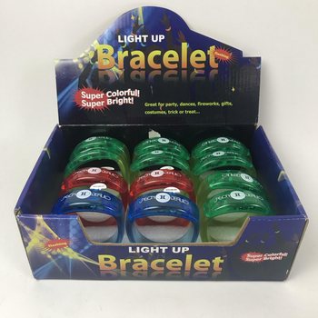 LICHTGEVENDE LED ARMBANDEN (12st.)