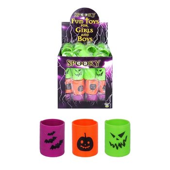 MINI HALLOWEEN SPIRALEN Ø3 CM. IN DISPLAY (72st.)