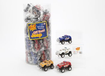 AUTO MET TREKTOUW IN BLISTER BOX (24st.)