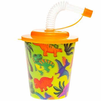 DRINKBEKER / IJSBEKER MET RIETJE – DINOSAURUS (12st.)