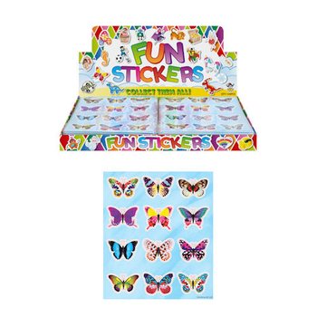 FUN STICKERS – MODEL: VLINDERS (120st.)