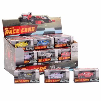 MIX F1 RACEAUTO’S - SCHAAL: 1:72 - IN DISPLAY (36st.)