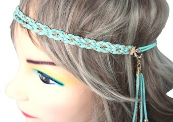 HAARBAND MET VEREN MINT (1st)
