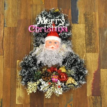 KERSTMIS DEURVERSIERING - KLOK