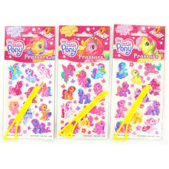 MY LITTLE PONY PRESSERS/STICKERS (24st.)