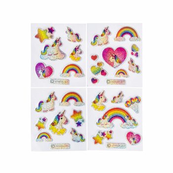 GLITTER STICKERS - MODEL: UNICORN / EENHOORN (100st.)