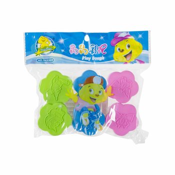 SET VAN: 6 POTJES BOETSEERKLEI IN VERPAKKING (1st.)