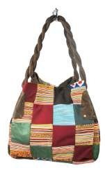 Art.nr: 97728 - B-FAIR TAS PATCHWORK KLEIN BRUIN (1st)