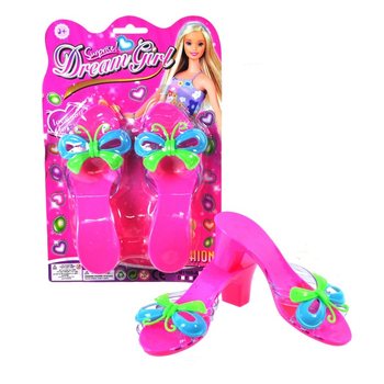 SCHATTIGE MEISJES SCHOENEN OP KAART (6st.)