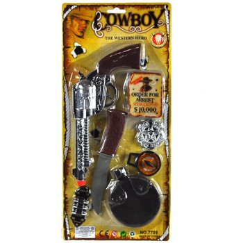 COWBOY SET OP KAART - MODEL 4 (6st.)