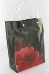 VERPAKKING/DRAAGTAS ZWART/RODE BLOEM LARGE (12st.)