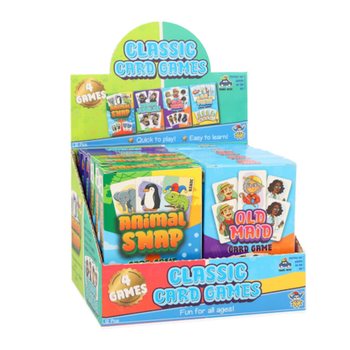MIX VAN 4 VERSCHILLENDE CLASSIC CARD GAMES - IN DISPLAY (12st.)