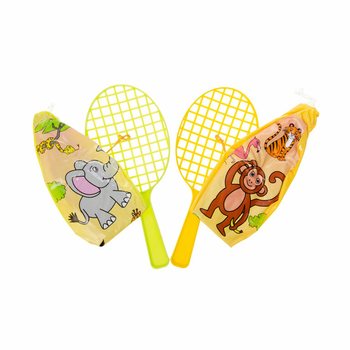PADDLE RACKET MET BAL - JUNGLE DIEREN (12st.)