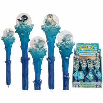 **MEGA GOEDKOOP** SEA LIFE ZEEDIEREN BALPENNEN IN DISPLAY (12st.)
