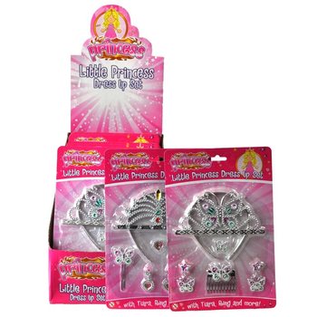 PRINSES TIARA SET OP KAART (24st.)