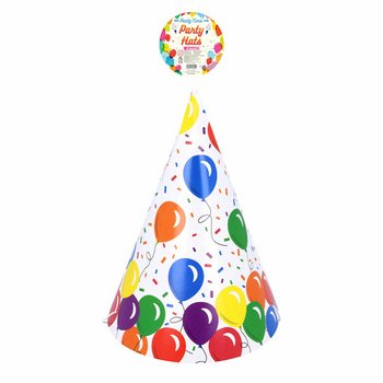 FEESTHOEDJES - VROLIJKE BALLONNEN  (120st.)