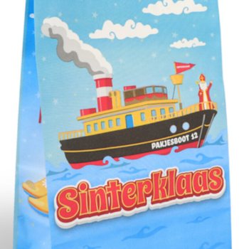 Papieren Sinterklaas Gift Tassen - 16x8x22 cm (12 stuks)