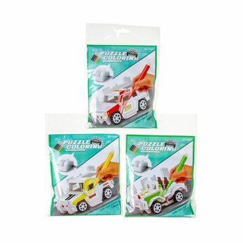 3D PUZZEL BOUW & KLEUR JE EIGEN AUTO (12st.)