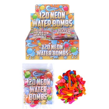 120x WATERBOMMEN IN ZAKJE IN DISPLAY (24st.)