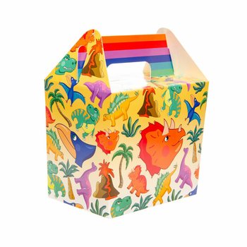 MENUBOX / TRAKTATIEDOOSJE DINOSAURUS 14x10x17 Cm. (12st.)