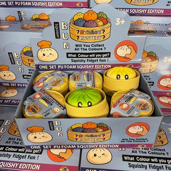 RAGE - Squishy Bun Dumplings GROOT - ONE SET PU FOAM SQUISHY EDITION Afm. 8.5 x 8.5 x 4.8 Cm (12st.)