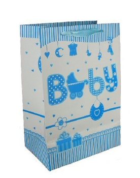 GEBOORTE TAS - BABY BLAUW (12st.)