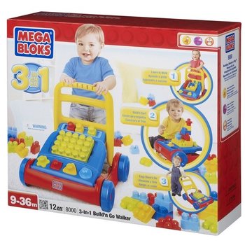 MEGABLOKS 3-IN-1 BUILD'N GO WALKER - 8000