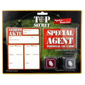 TOP SECRET – SPECIALE AGENT, VINGER AFDRUK SET (12st.)