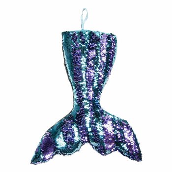 XL PLUCHE ZEEMEERMIN STAART &ndash; KUSSEN - 45 CM - MIX KLEUREN (4st.)