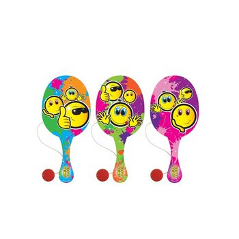 SMILEY PADDLE BAT BAL SPEL (24st.)