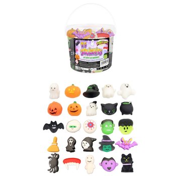 MIX HALLOWEEN SQUISHY FIGUREN IN EMMER (25st.)
