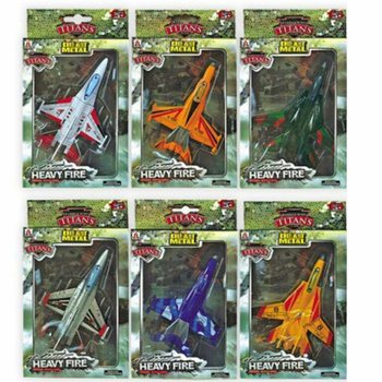 METALEN DIE CAST - F16 - VLIEGTUIGEN (6st.)
