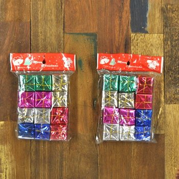 DECORATIE KERST KADO'S (12verp.)